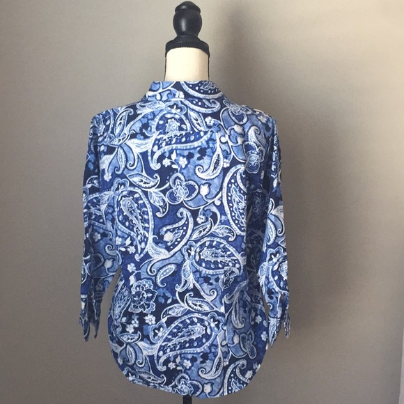 Ralph Lauren 3/4 length sleeve button down shirt - Picture 2 of 3